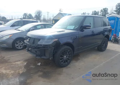 2018 Land Rover Range Rover 3.0L V6 Supercharged Hse z USA, uszkodzony, nr VIN SALGS2SV8JA512994